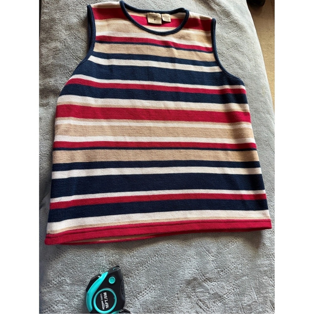 Mountain Lake Y2K striped knit sweater tank top cottagecore preppy